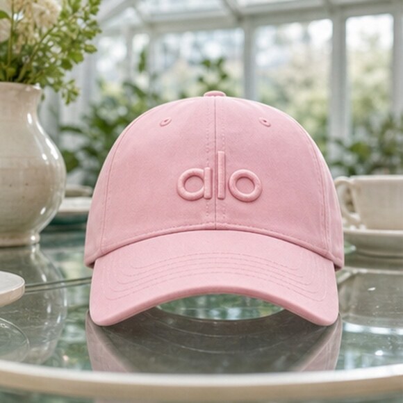 Alo Yoga Tops - Alo Yoga Pink Baseball Cap Tennis Golf Yoga Hat